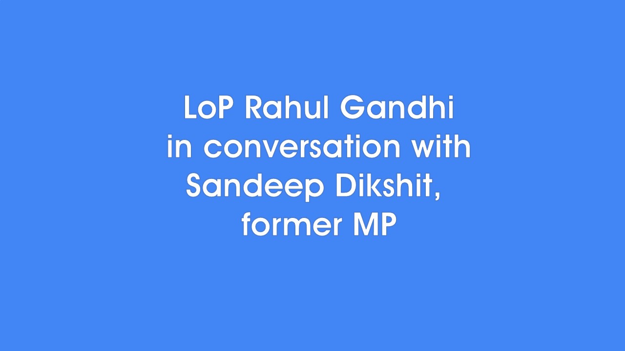 Nehru didn’t teach us politics – he taught us to confront fear and stand for the truth: Rahul Gandhi – leader of opposition