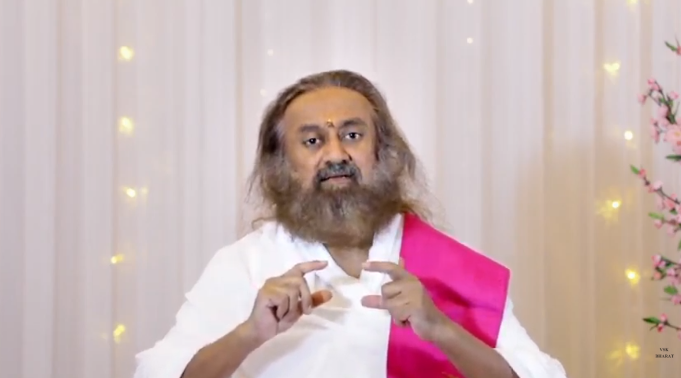 ‘You trying to change yourself…’  :Sri Sri Ravi Shankar