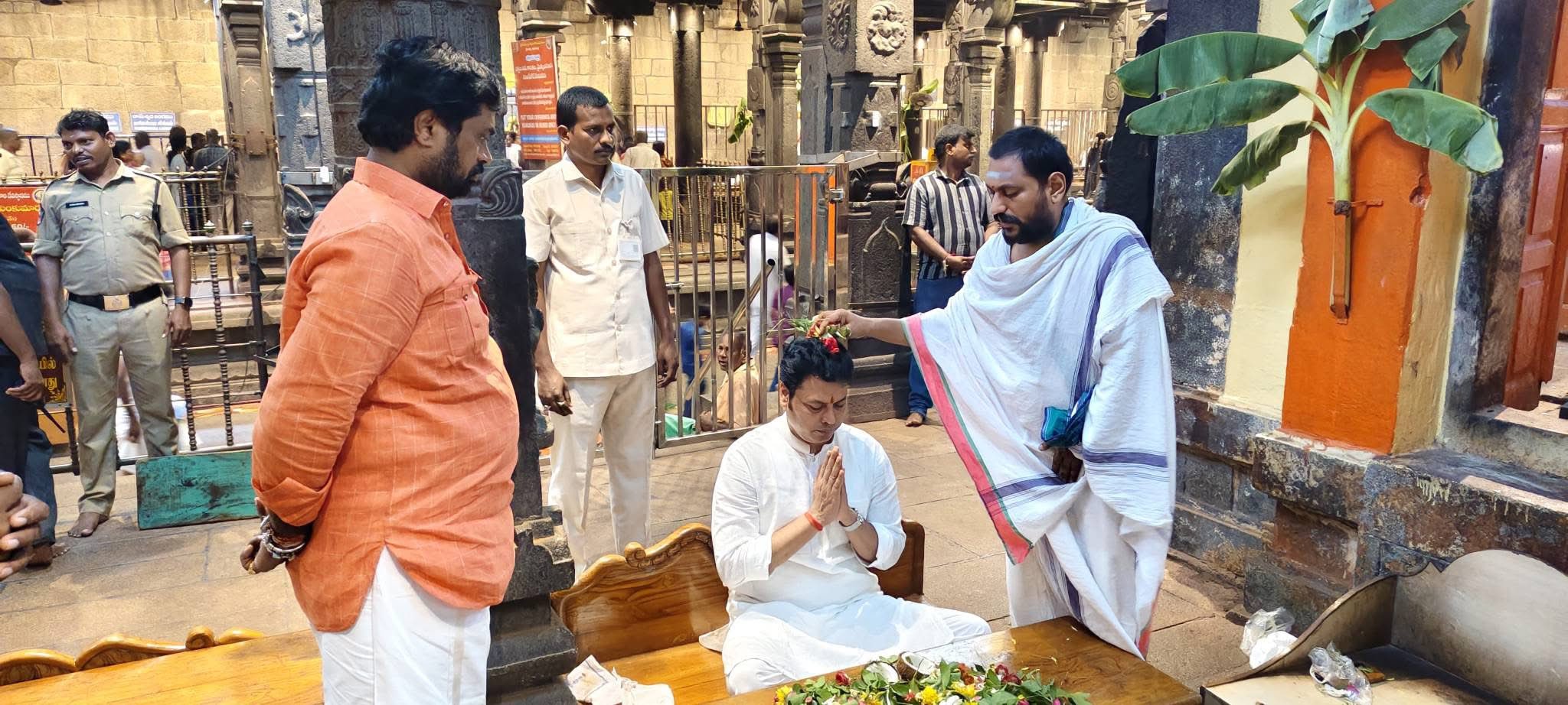 Visited the sacred Srikalahasteeswara Temple in Srikalahasti : Biplab Kumar Deb