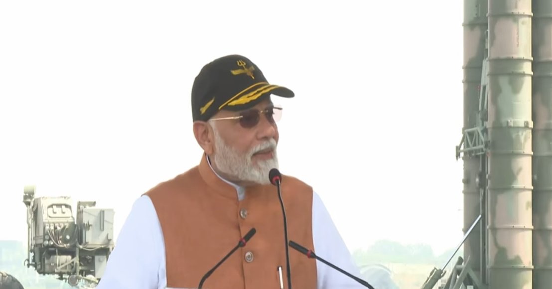 There is no place in Pakistan where terrorists can breathe easy now : PM Modi from Adampur Air Base