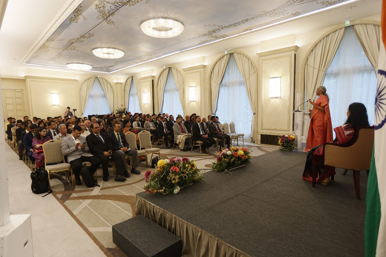 Finance Minister Nirmala Sitharaman appreciated the positive contribution of the Indian diaspora to the local economy and society in Milan