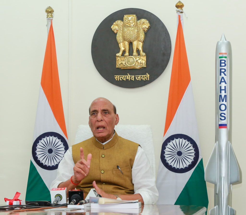 Defence Minister Rajnath Singh inaugurates BrahMos Aerospace Integration and Testing Facility in Lucknow