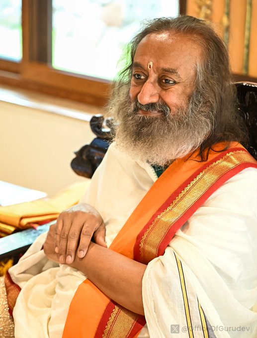 Living in a finite body and …: Gurudev Sri Sri Ravi Shankar