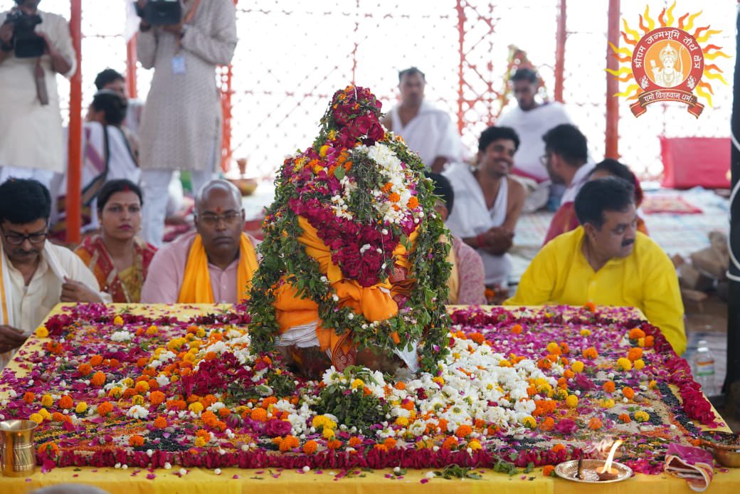 On the first day of the Pran Pratishtha ceremonies, various Vedic rituals were ceremoniously initiated in the Yagyashala: Shri Ram Janmbhoomi Teerth Kshetra