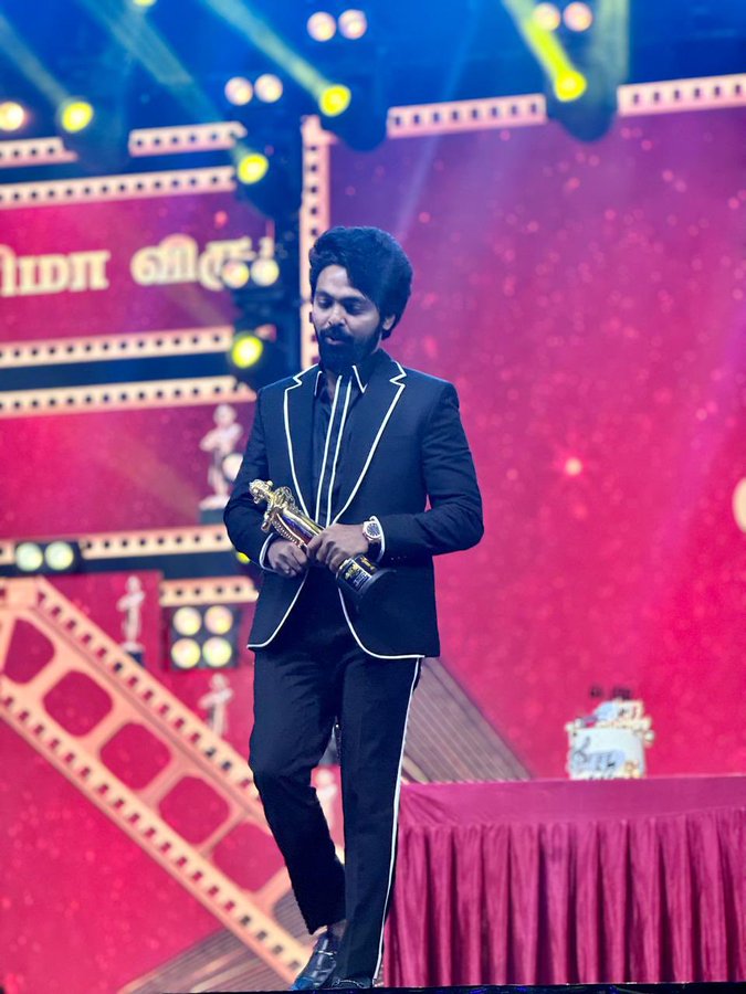 Thanks Vikatan for giving the Best Music Director Award : G V Prakash