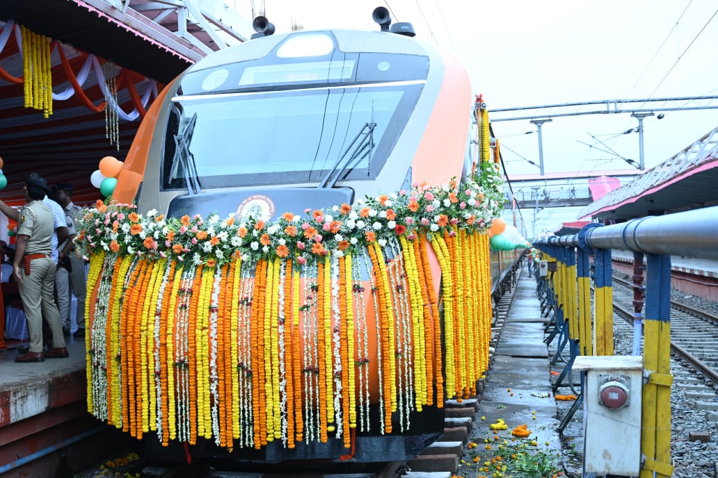 PM Modi flags-off Vande Bharat Trains from Shri Mata Vaishno Devi Katra Railway Station