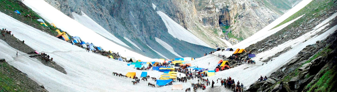Over 1 lakh pilgrims have participated in the holy Amarnath Yatra within the first six days of the pilgrimage