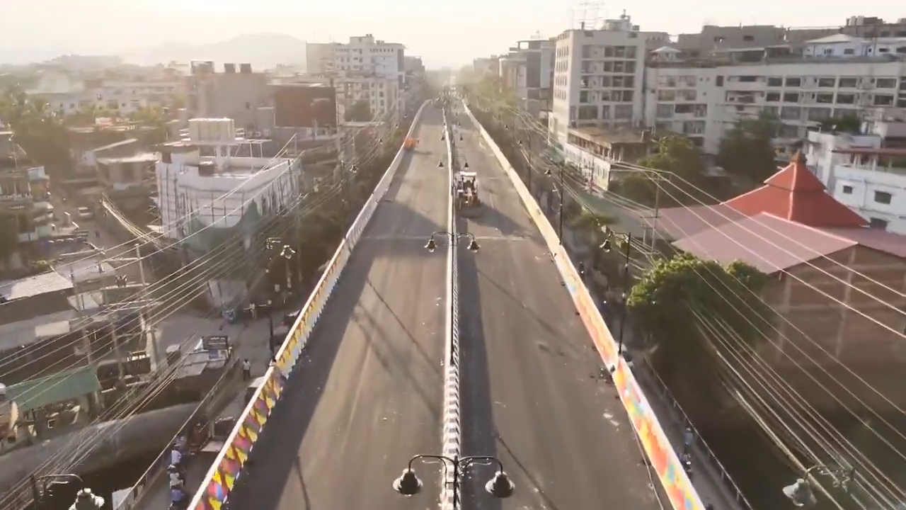 Assam CM Himanta Biswa declares open the Bhagadatta Flyover II near Dispur