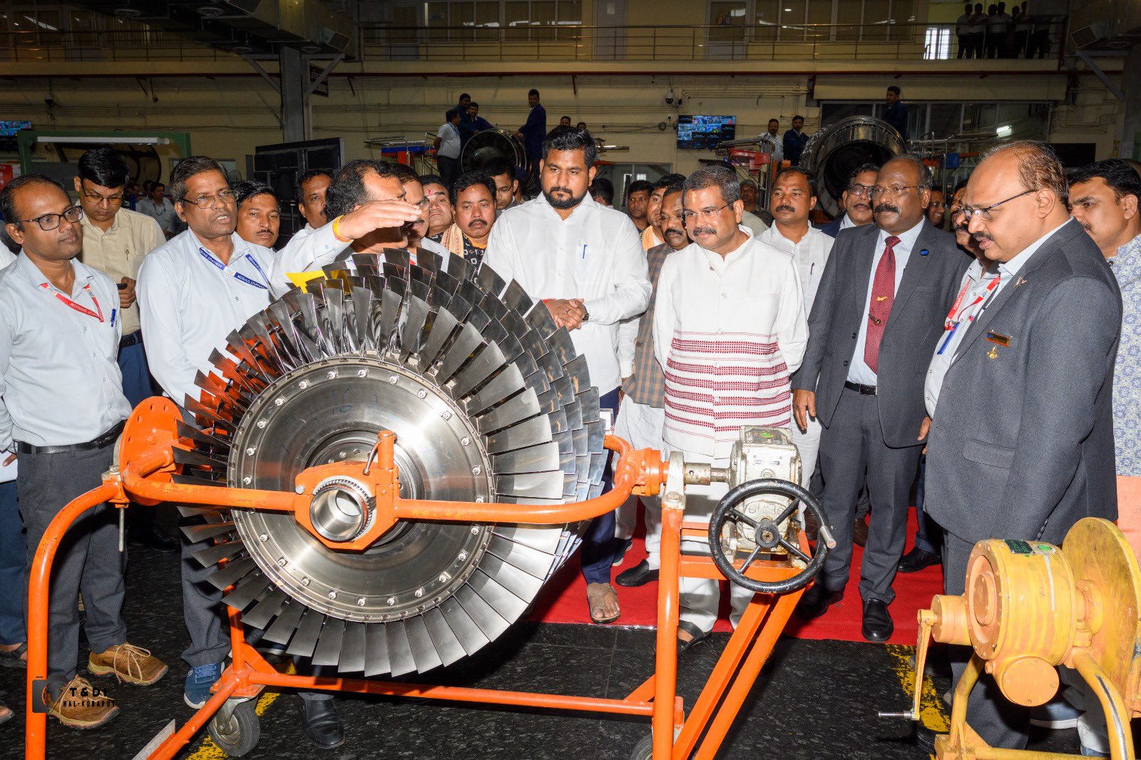 Union Minister Dharmendra Pradhan visits HAL’s Koraput facility which is amongst the few aero engine manufacturers for MiG and Sukhoi series aircrafts in the world