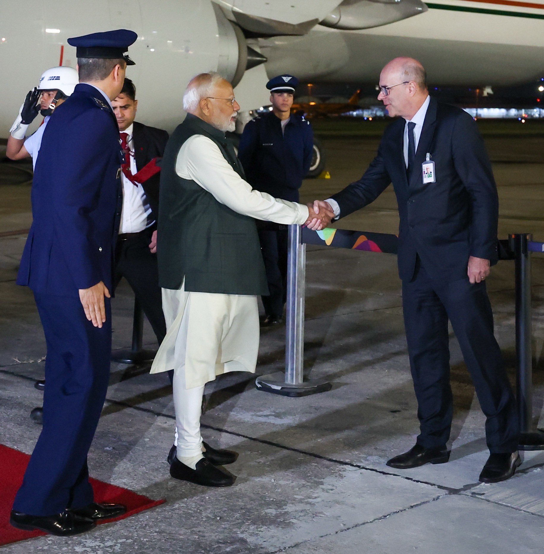 PM Modi reaches Rio de Janeiro, Brazil where he will take part in the BRICS Summit