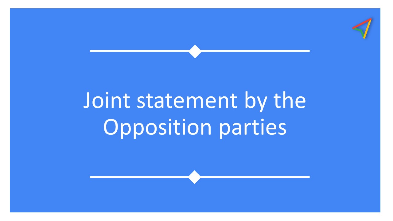 ECI has completely failed in discharging its constitutional duty of ensuring a free and fair electoral system in the country: Opposition Parties