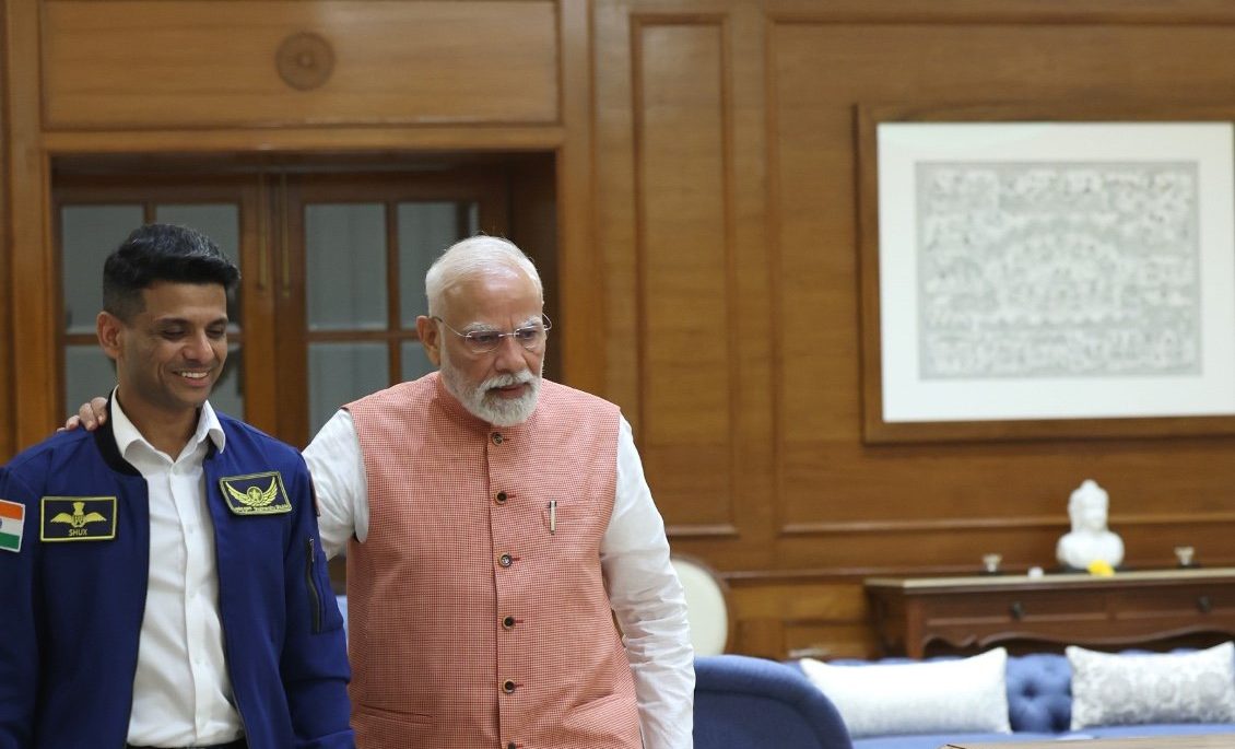 A wonderful conversation with Shubhanshu Shukla. Do watch! : PM Modi