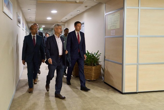 External Affairs Minister Dr S Jaishankar reaches Moscow on an official visit to Russia
