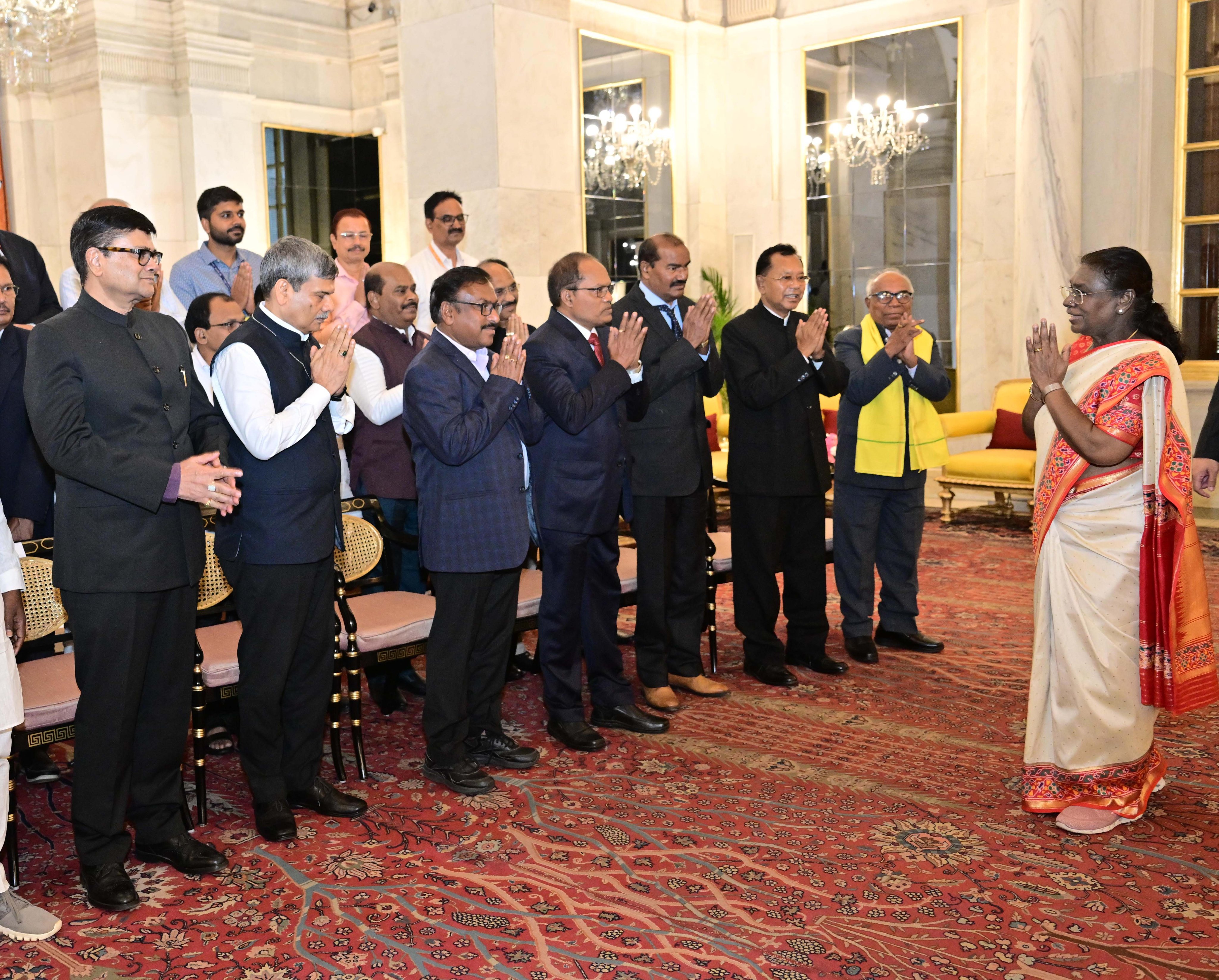 Educated people of the tribal community should make people aware of welfare schemes and help them in availing the benefits : President Droupadi Murmu