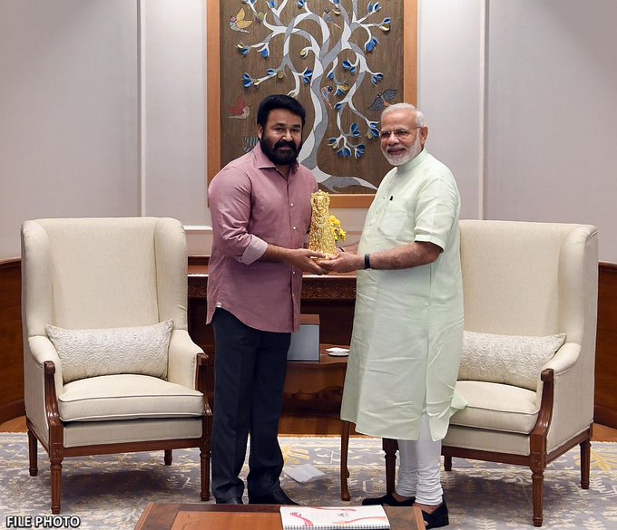 Congratulations to Mohanlal Ji on being conferred the Dadasaheb Phalke Award: PM Modi