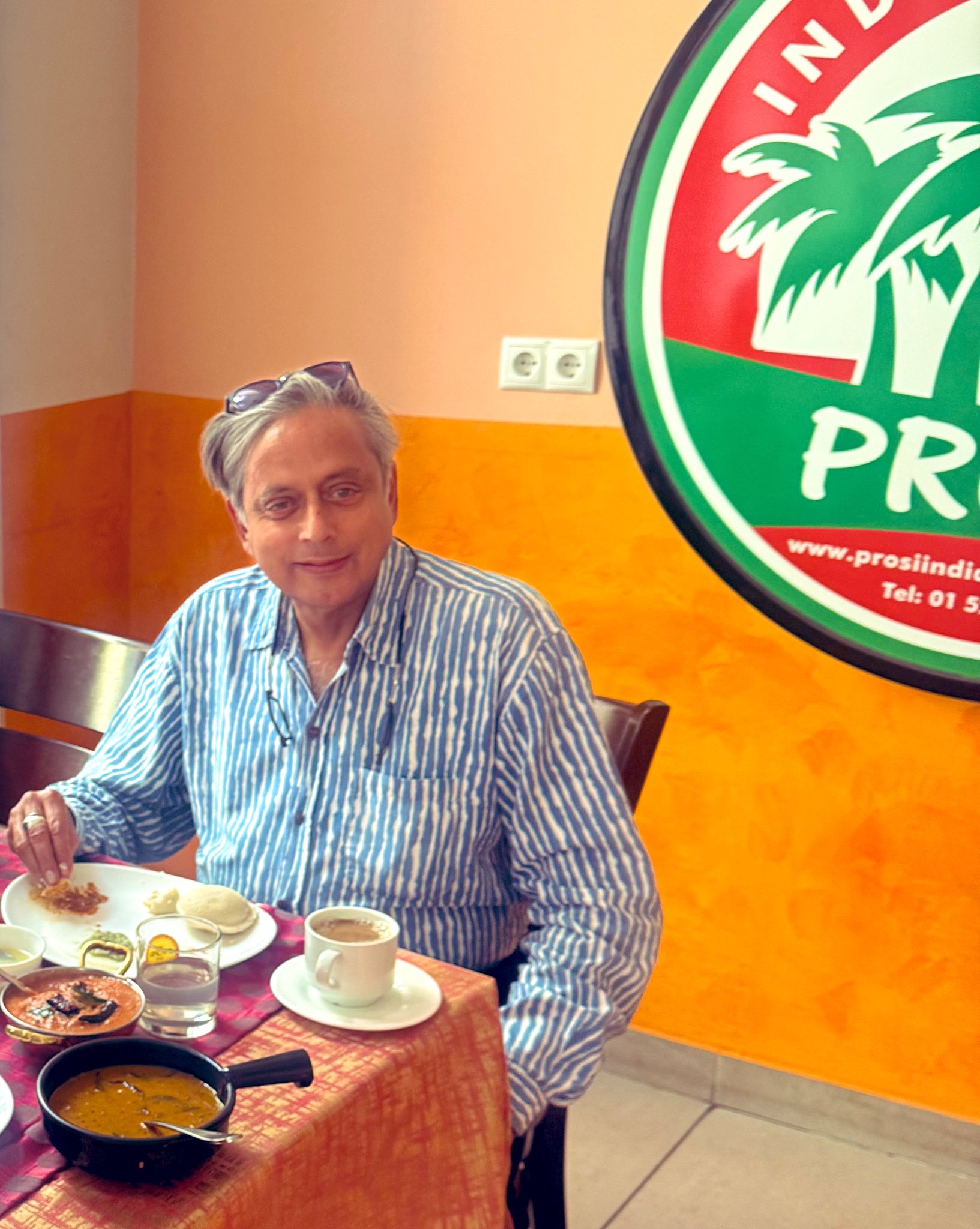 While in Vienna, I enjoyed the luxury of a Idli breakfast each morning: Shashi Tharoor