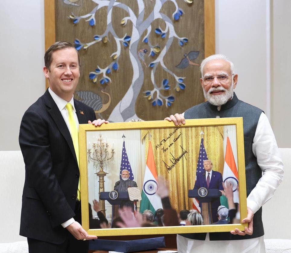 Glad to receive Sergio Gor, Ambassador-designate of the US to India: PM Modi
