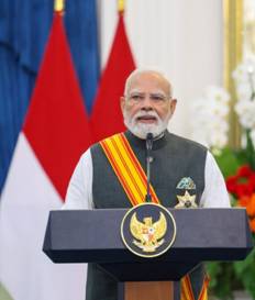 Prime Minister Narendra Modi announces that IIM Bangalore will establish its campus in Indonesia
